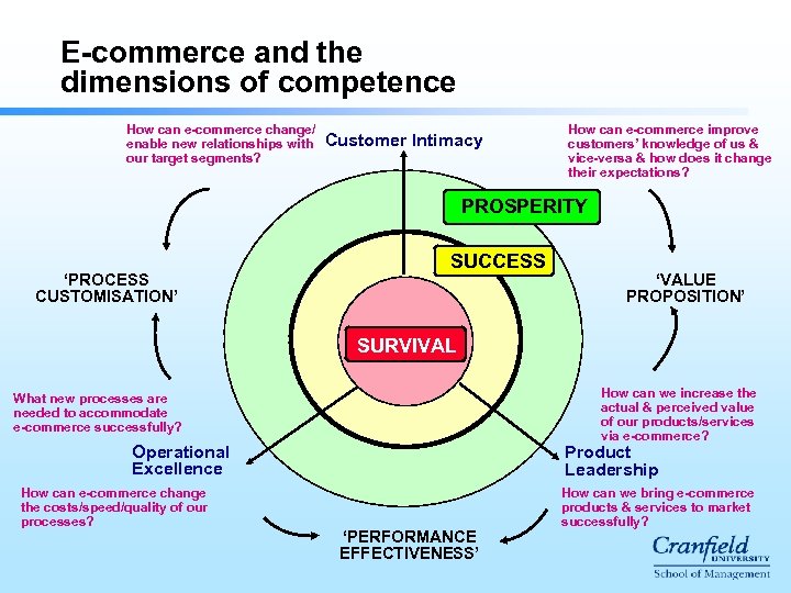 E-commerce and the dimensions of competence How can e-commerce change/ enable new relationships with