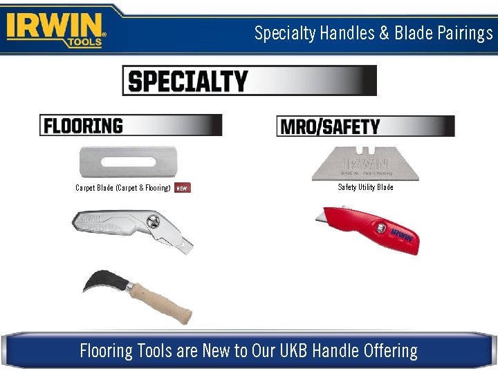 Specialty Handles & Blade Pairings Drywall Flooring Handles Carpet Blade (Carpet & Flooring) NEW