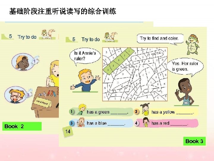 基础阶段注重听说读写的综合训练 Book 2 Book 3 