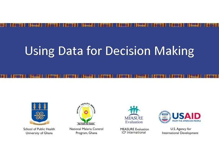 Using Data for Decision Making 