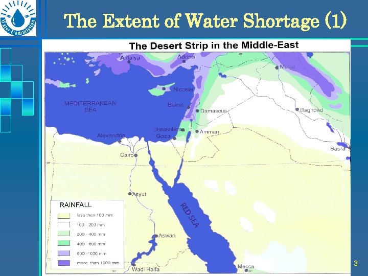The Extent of Water Shortage (1) 3 
