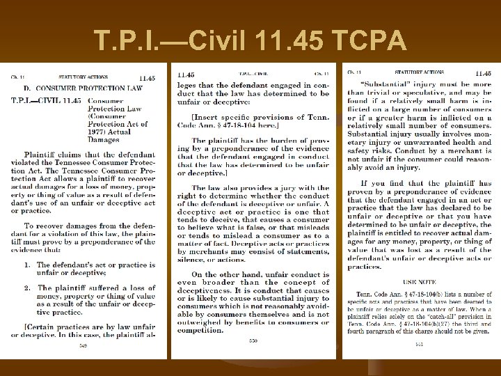 T. P. I. —Civil 11. 45 TCPA 
