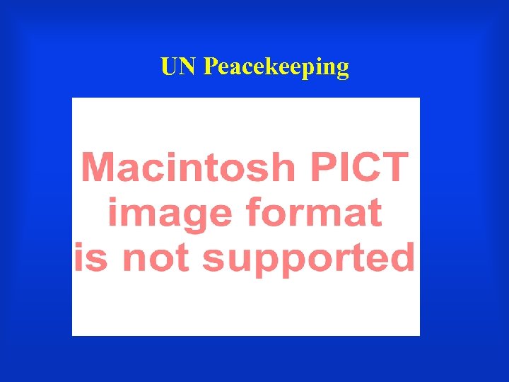UN Peacekeeping 