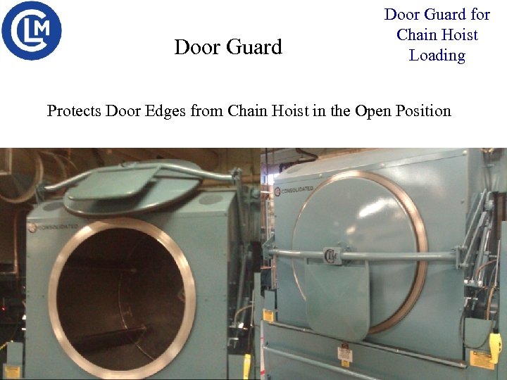 Door Guard for Chain Hoist Loading Protects Door Edges from Chain Hoist in the