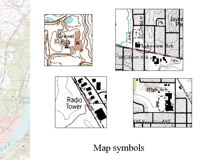 Map symbols 