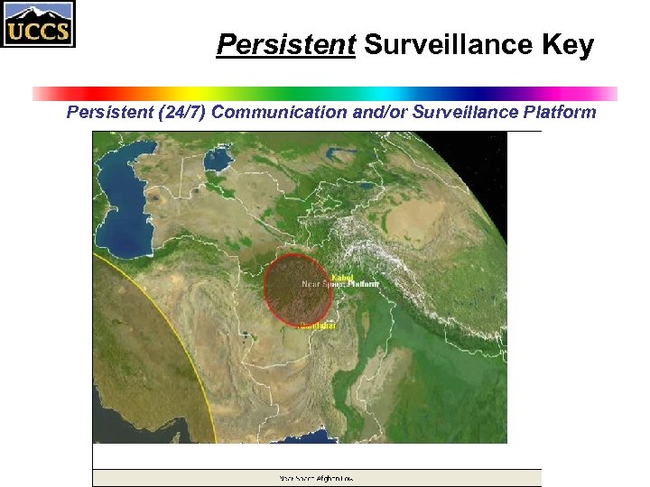 Persistent Surveillance Key Persistent (24/7) Communication and/or Surveillance Platform 