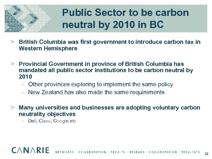 Public Sector to be carbon neutral by 2010 in BC > British Columbia was