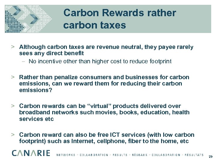 Carbon Rewards rather carbon taxes > Although carbon taxes are revenue neutral, they payee