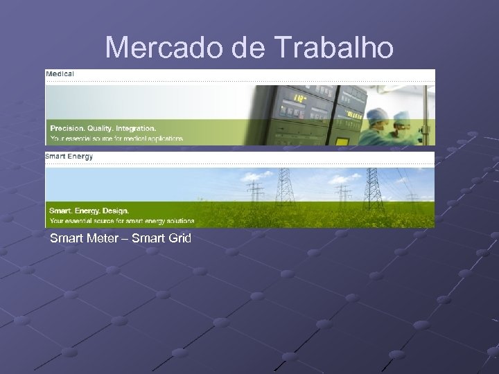 Mercado de Trabalho Smart Meter – Smart Grid 