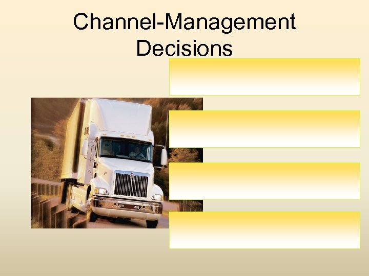 Channel-Management Decisions 