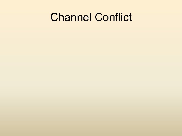 Channel Conflict 