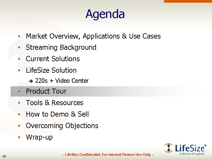 Agenda • Market Overview, Applications & Use Cases • Streaming Background • Current Solutions