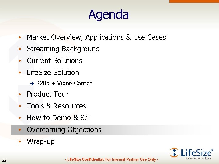 Agenda • Market Overview, Applications & Use Cases • Streaming Background • Current Solutions