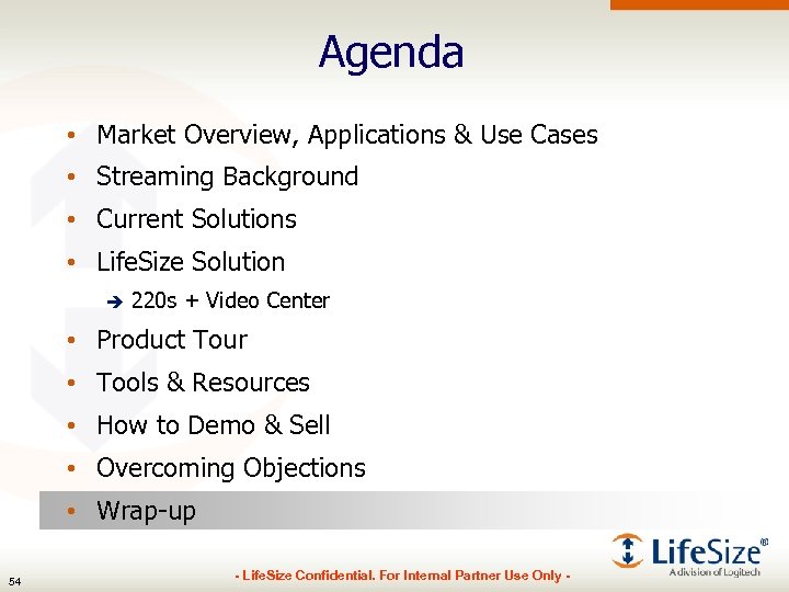 Agenda • Market Overview, Applications & Use Cases • Streaming Background • Current Solutions