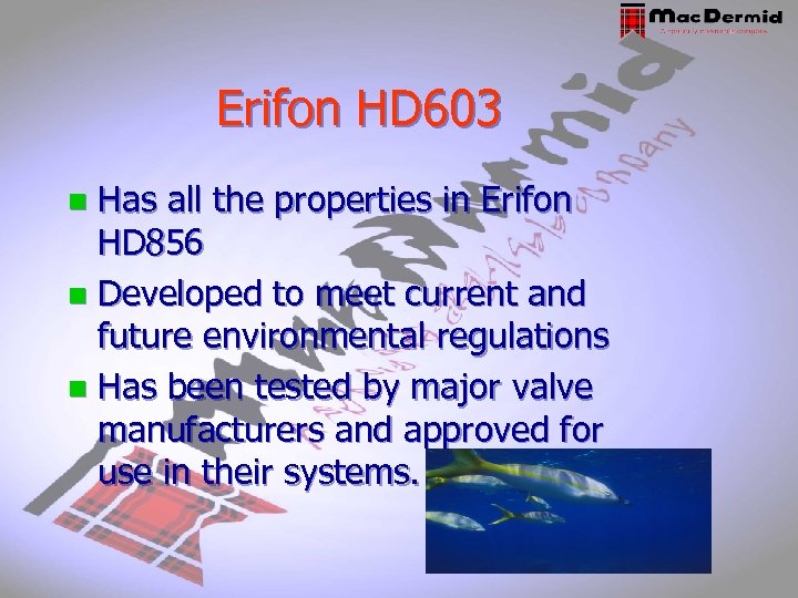 Erifon HD 603 Has all the properties in Erifon HD 856 n Developed to