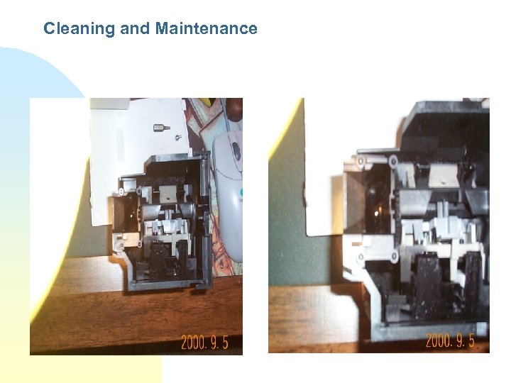 Cleaning and Maintenance 