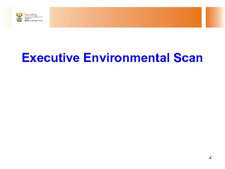 Executive Environmental Scan 4 