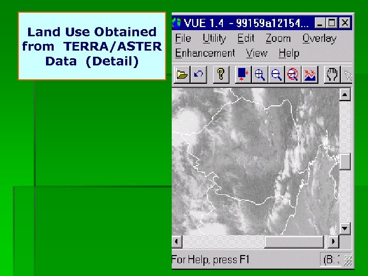 Land Use Obtained from TERRA/ASTER Data (Detail) 27 