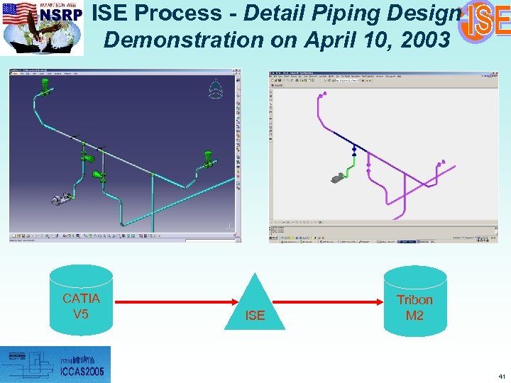 ISE Process - Detail Piping Design Demonstration on April 10, 2003 CATIA V 5