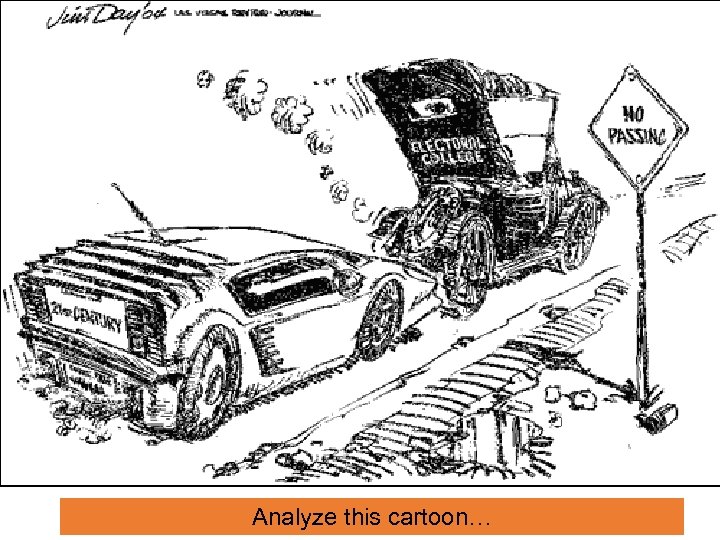 Analyze this cartoon… 