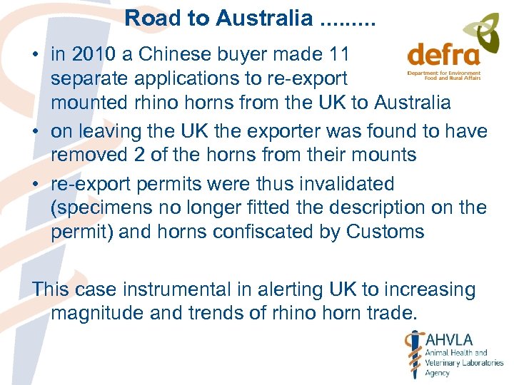 Road to Australia. . • in 2010 a Chinese buyer made 11 separate applications