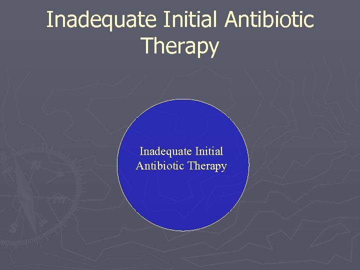 Inadequate Initial Antibiotic Therapy 