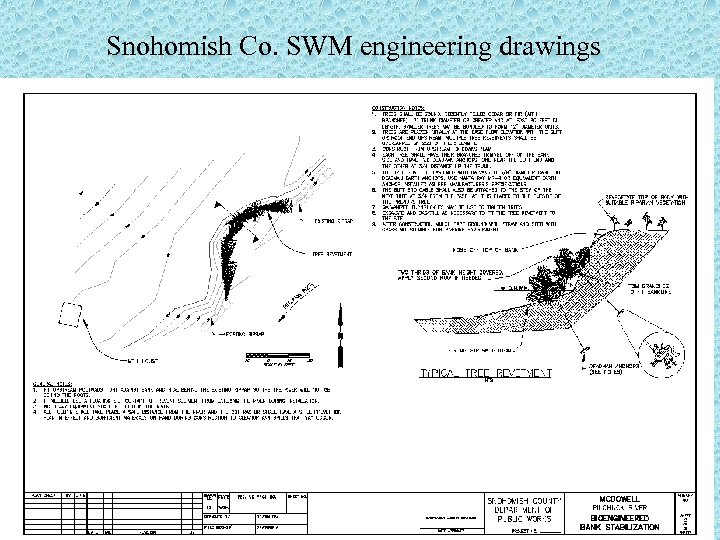 Snohomish Co. SWM engineering drawings 