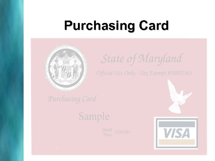 Purchasing Card 