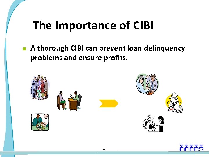 The Importance of CIBI n A thorough CIBI can prevent loan delinquency problems and