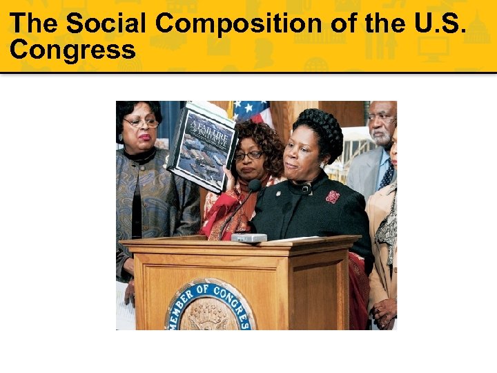 The Social Composition of the U. S. Congress 