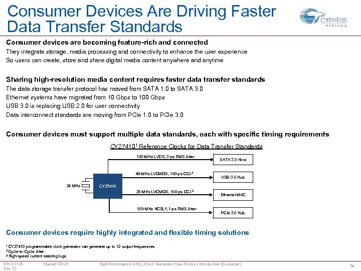 Consumer Devices Are Driving Faster Data Transfer Standards Consumer devices are becoming feature-rich and