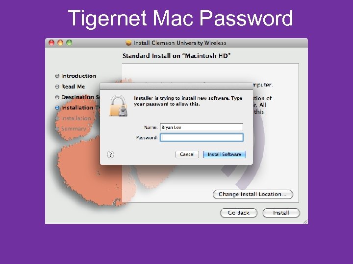 Tigernet Mac Password 