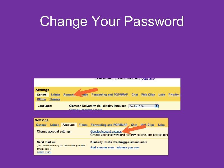 Change Your Password 