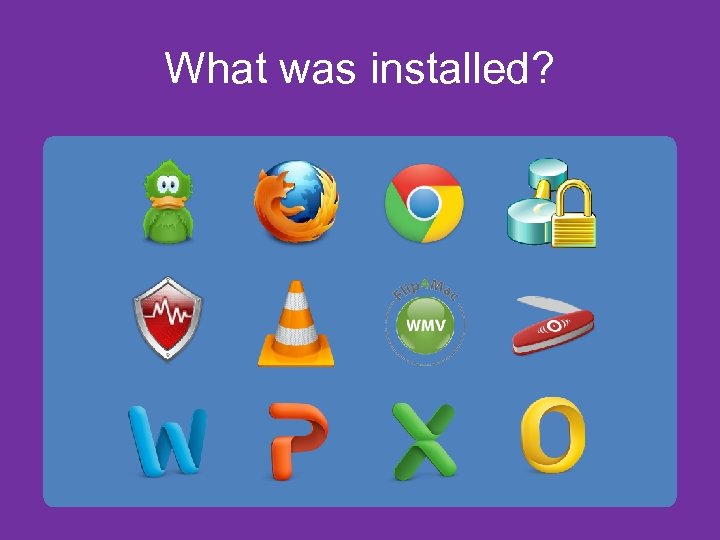 What was installed? 
