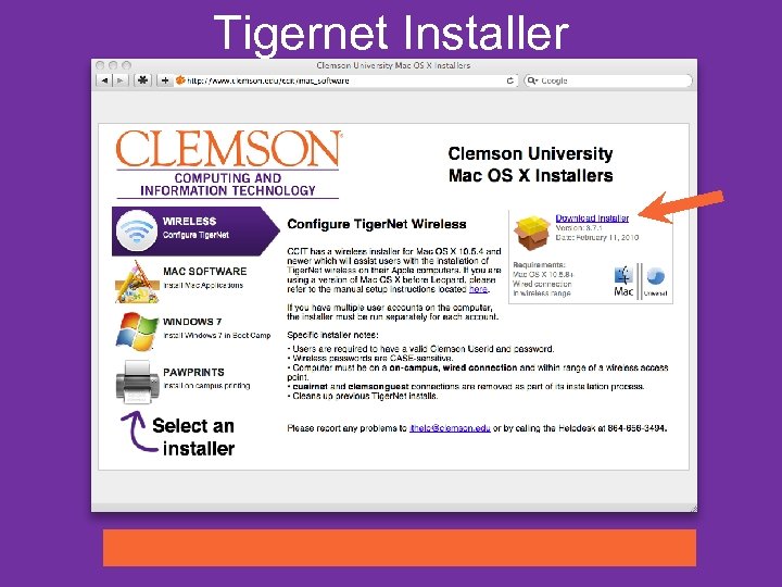 Tigernet Installer 