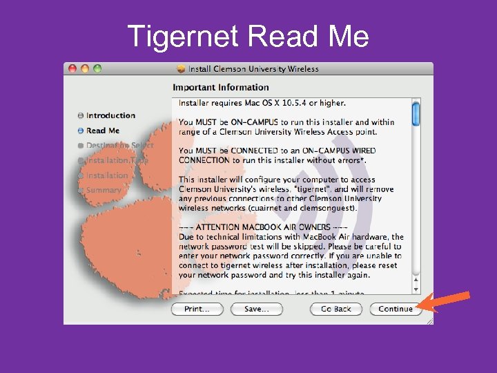 Tigernet Read Me 