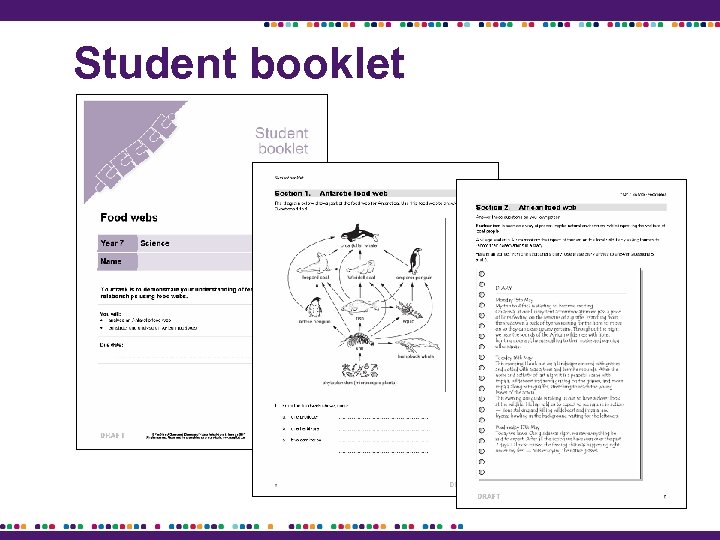 Student booklet 