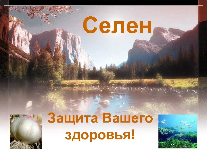 Селен Защита Вашего здоровья! 