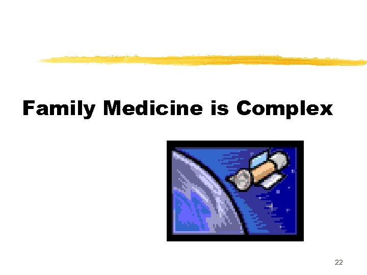 Family Medicine is Complex 22 