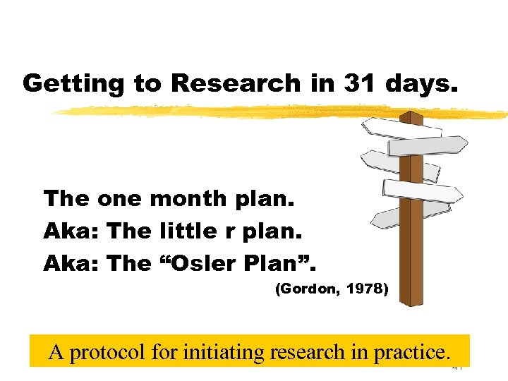 Getting to Research in 31 days. The one month plan. Aka: The little r