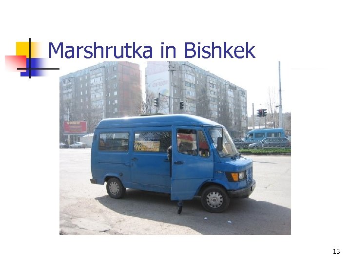 Marshrutka in Bishkek 13 