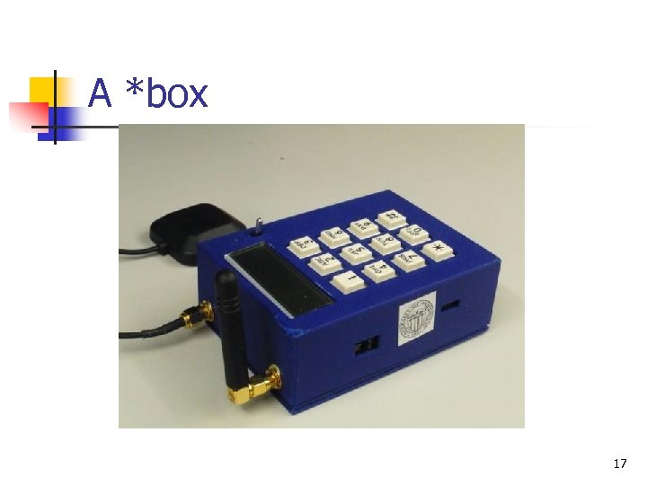 A *box 17 