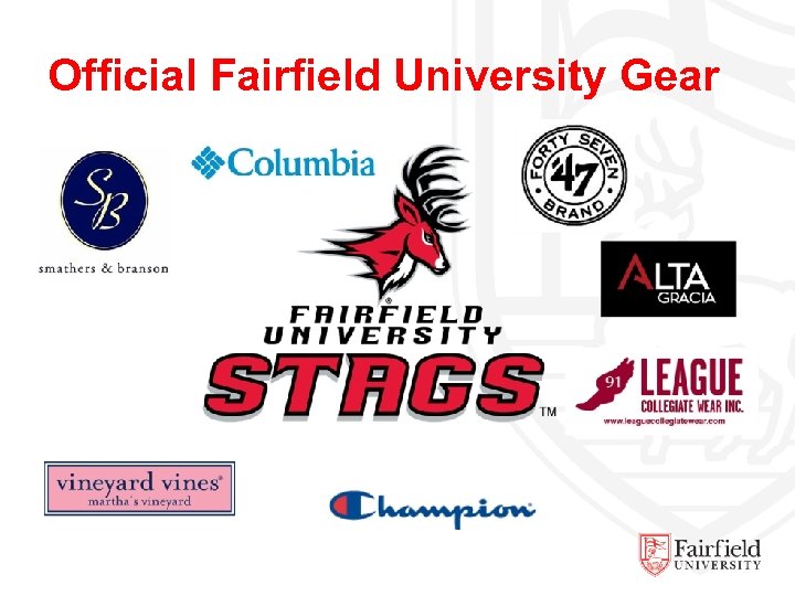 Official Fairfield University Gear 
