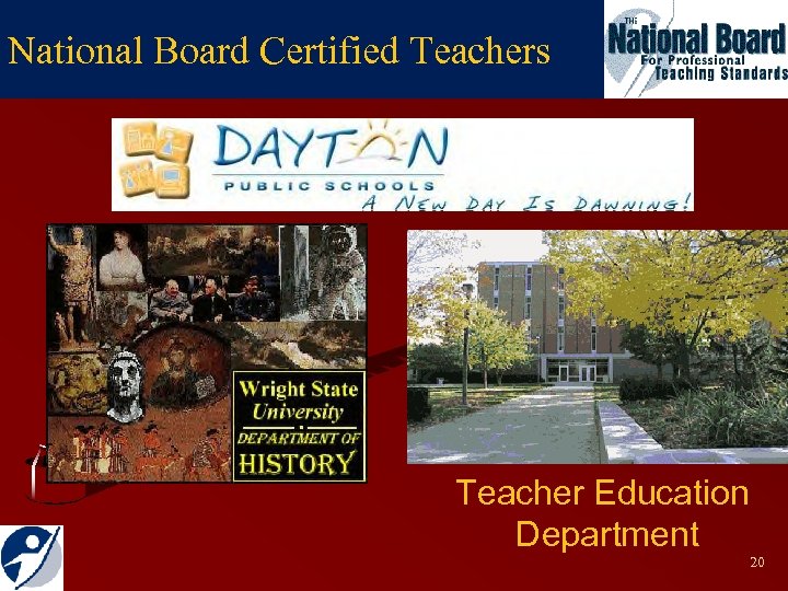 National Board Certified Teachers Teacher Education Department 20 