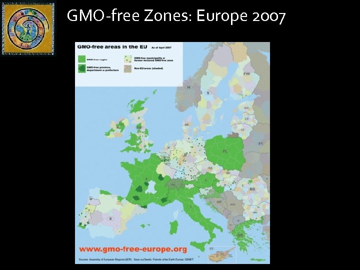 GMO-free Zones: Europe 2007 