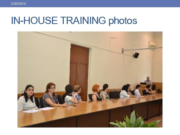 22/03/2016 IN-HOUSE TRAINING photos 