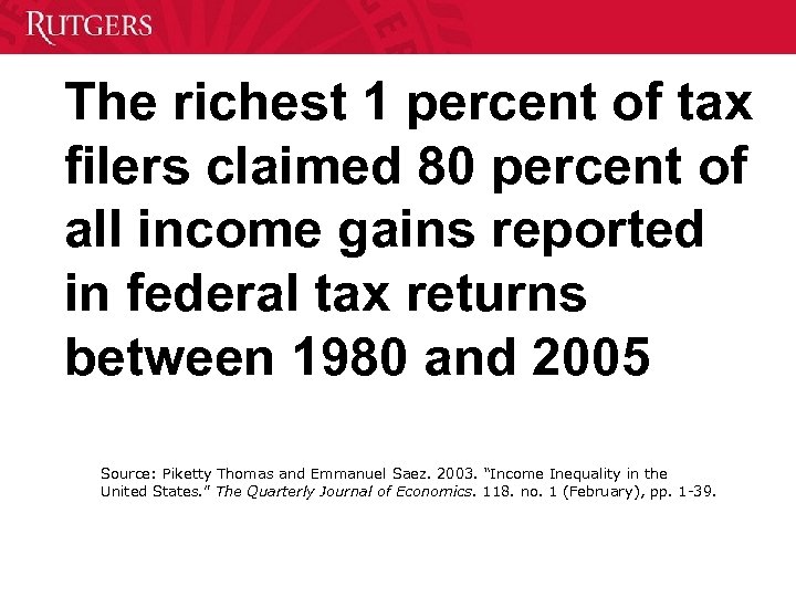 The richest 1 percent of tax filers claimed 80 percent of all income gains