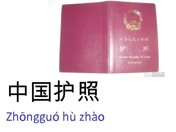 中国护照 Zhōngguó hù zhào 