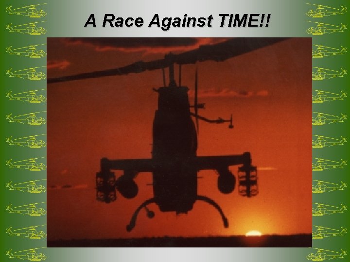 A Race Against TIME!! 