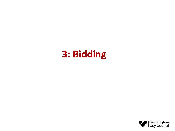  3: Bidding 